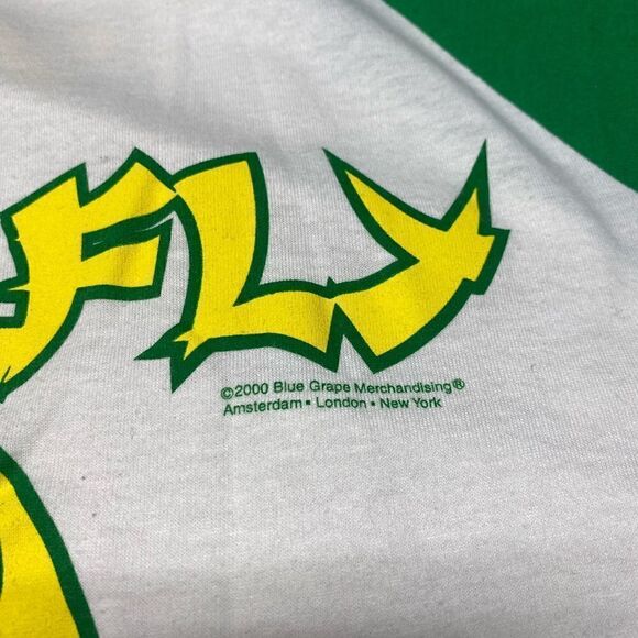 RARE Vintage Soulfly Band 2000 Blue Grape Double Sided Shirt XLarge Made in USA - Picture 5 of 12